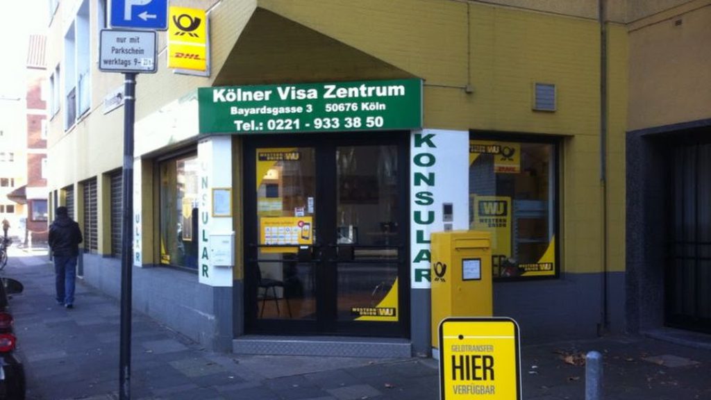 Das Kölner Visa Zentrum Büro.